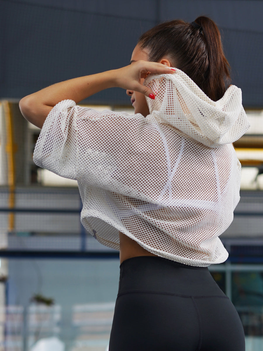 Blusa en malla deportiva para dama