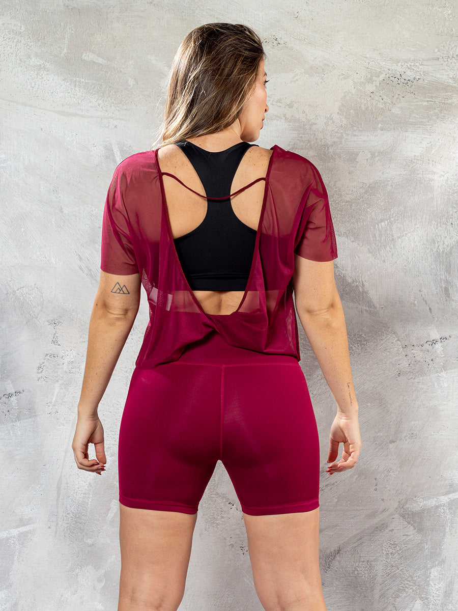 Blusa deportiva para dama malla