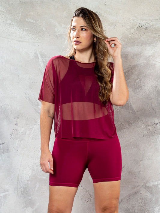 Blusa deportiva para dama malla