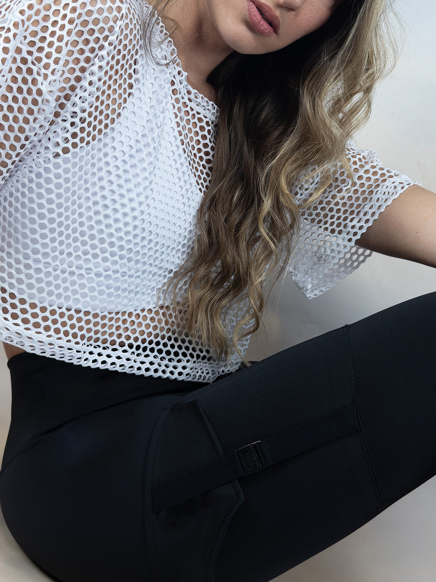 Blusa en malla deportiva para dama